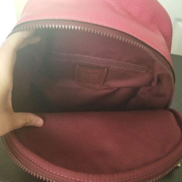 Coach Campus Leather Backpack - Picture 6 of 9